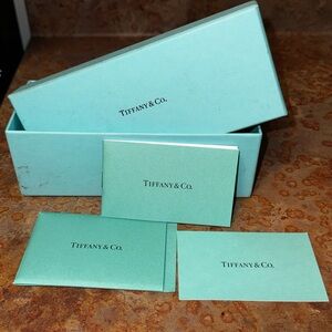 Tiffany Box & Cert of Authenticity for Glasses/Sunglasses